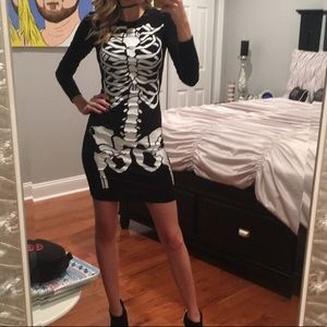 ON HOLD Halloween sexy skeleton costume!